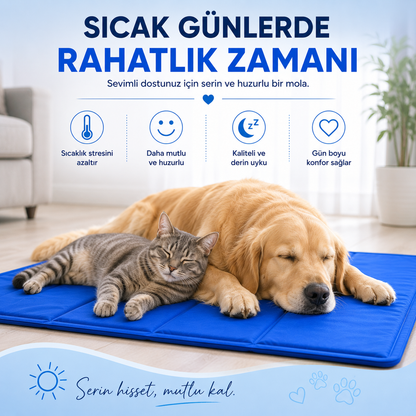 PatiKöşk™ Evcil Hayvan Soğutucu Yatak Mat (Ürün Kodu: PK 16)