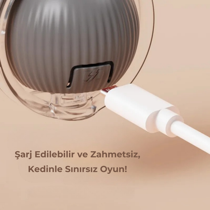 PatiKöşk™ Peluş Otomatik Hareketli ve Şarjlı Evcil Hayvan Oyuncağı (Ürün Kodu: PK 32)