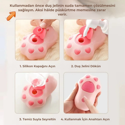 PatiKöşk™ Pati Tasarımlı Buharlı Tarak