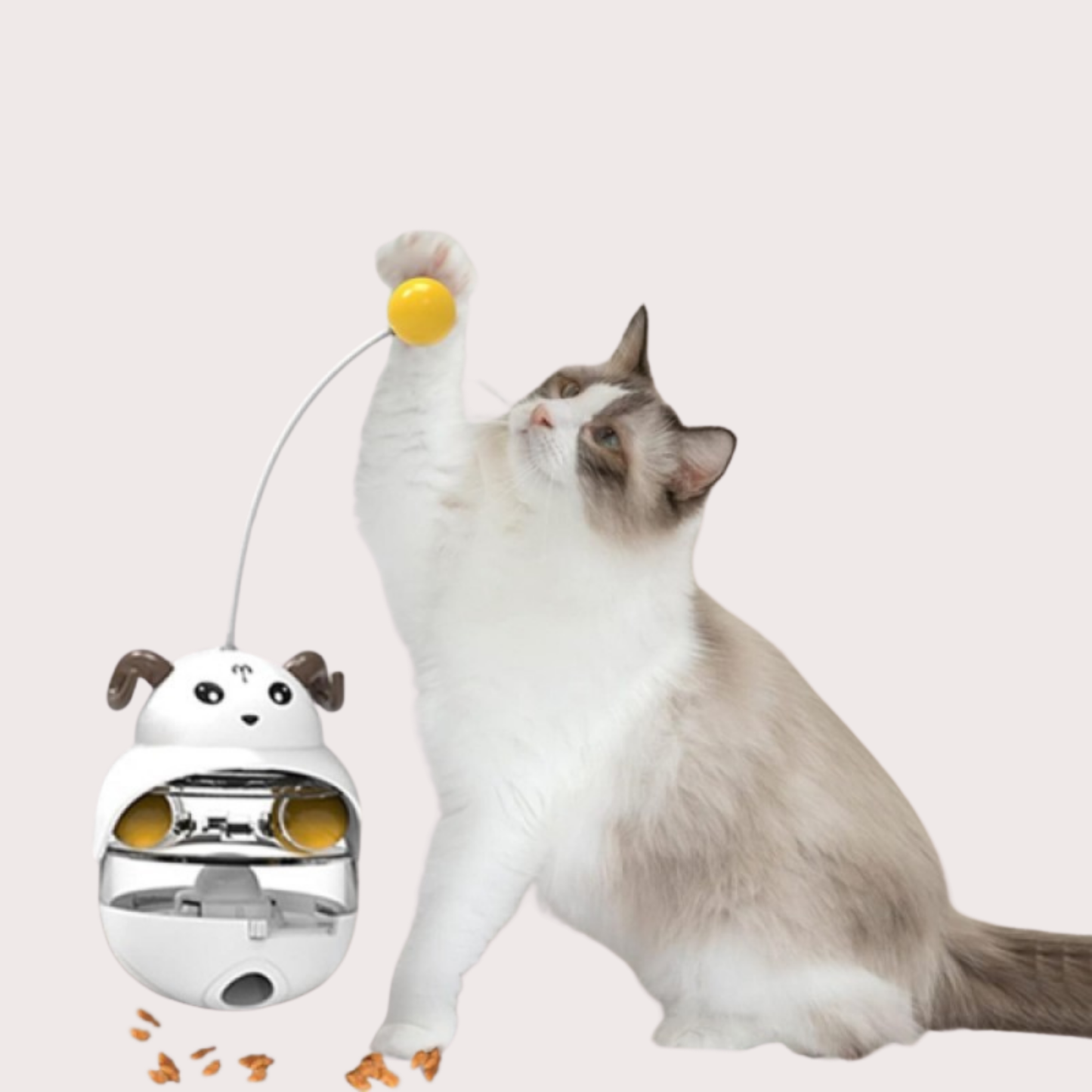 PatiKöşk™ Mama Hazneli Hacıyatmaz Oyuncağı (Ürün Kodu: PK 154)