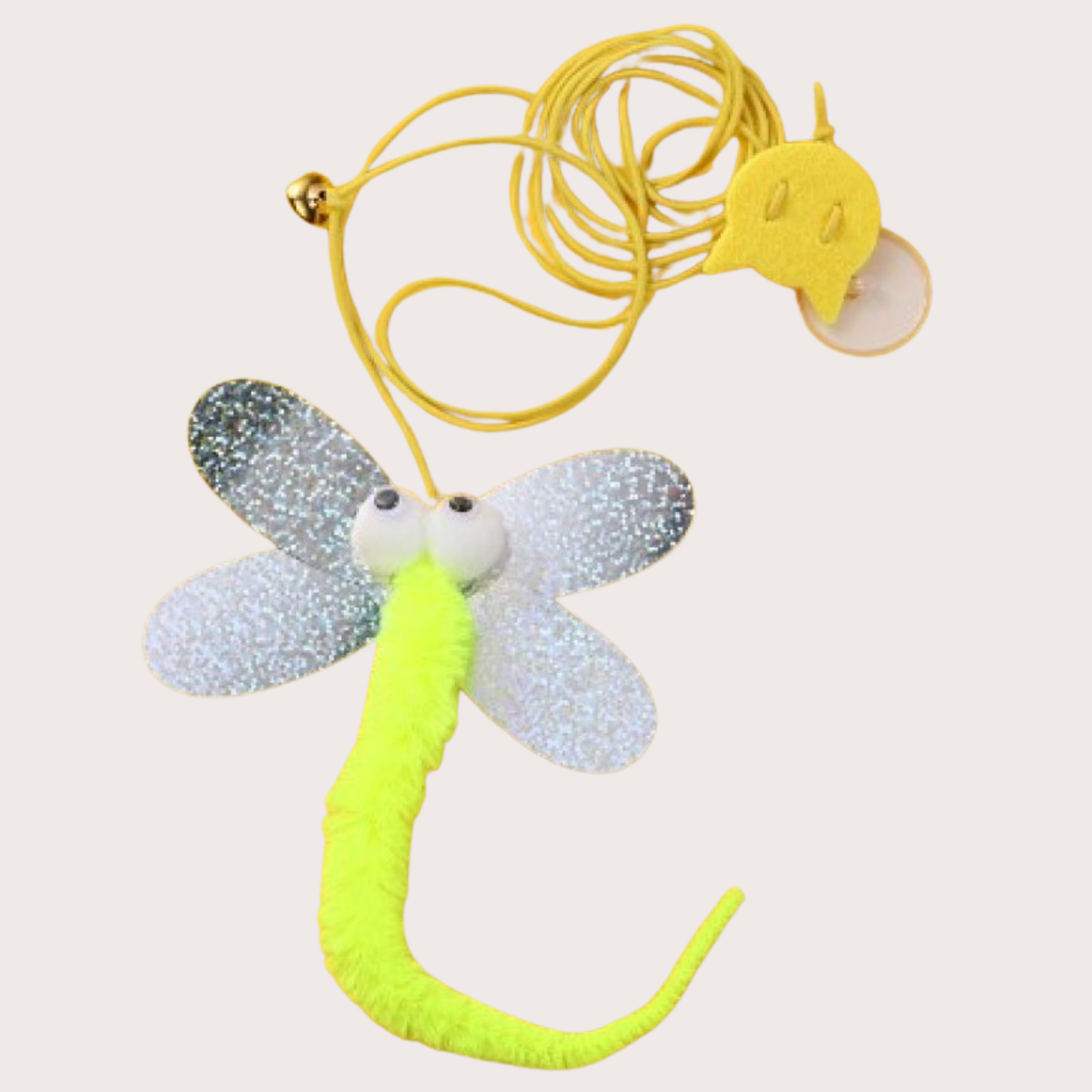 PatiKöşk™ Kelebek Model Elastik Kendinden Yapışkanlı Kedi Oyun Oltası (Ürün Kodu: PK 139)