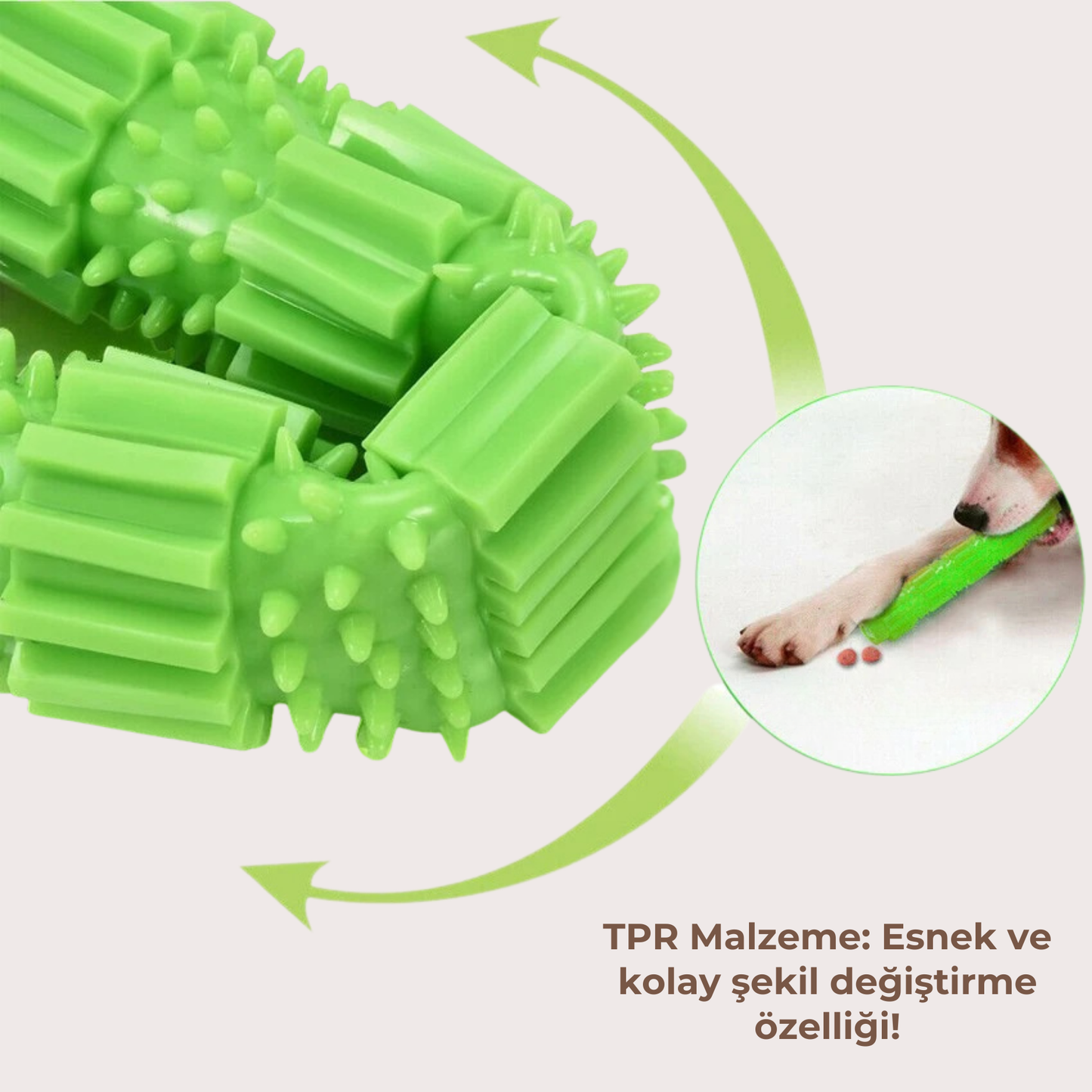 PatiKöşk™ Mama Hazneli Köpek Isırma Oyuncağı (Ürün Kodu: PK 143)