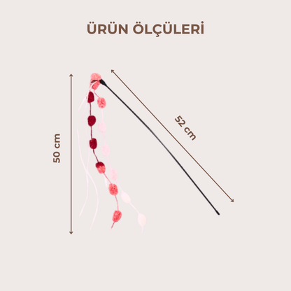 PatiKöşk™ Çıngıraklı Kedi Oyun Oltası (Ürün Kodu: PK 127)