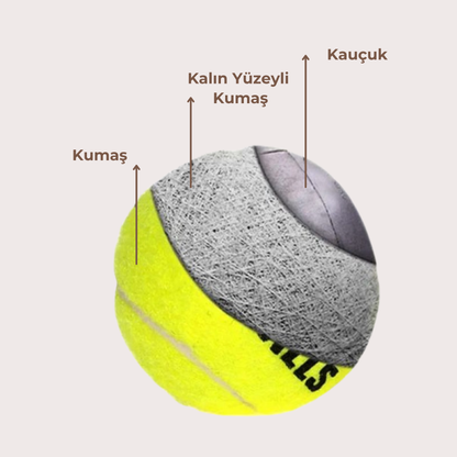 PatiKöşk™ Köpek Oyun Topu 4 Adet (Ürün Kodu: PK 134)