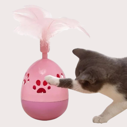 PatiKöşk™ Pati Desenli Tüylü Hacı Yatmaz Oyuncak (Ürün Kodu: PK 160)