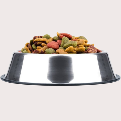 PatiKöşk™ Paslanmaz Çelik Metal Mama Kabı 34 cm (Ürün Kodu: PK 142)