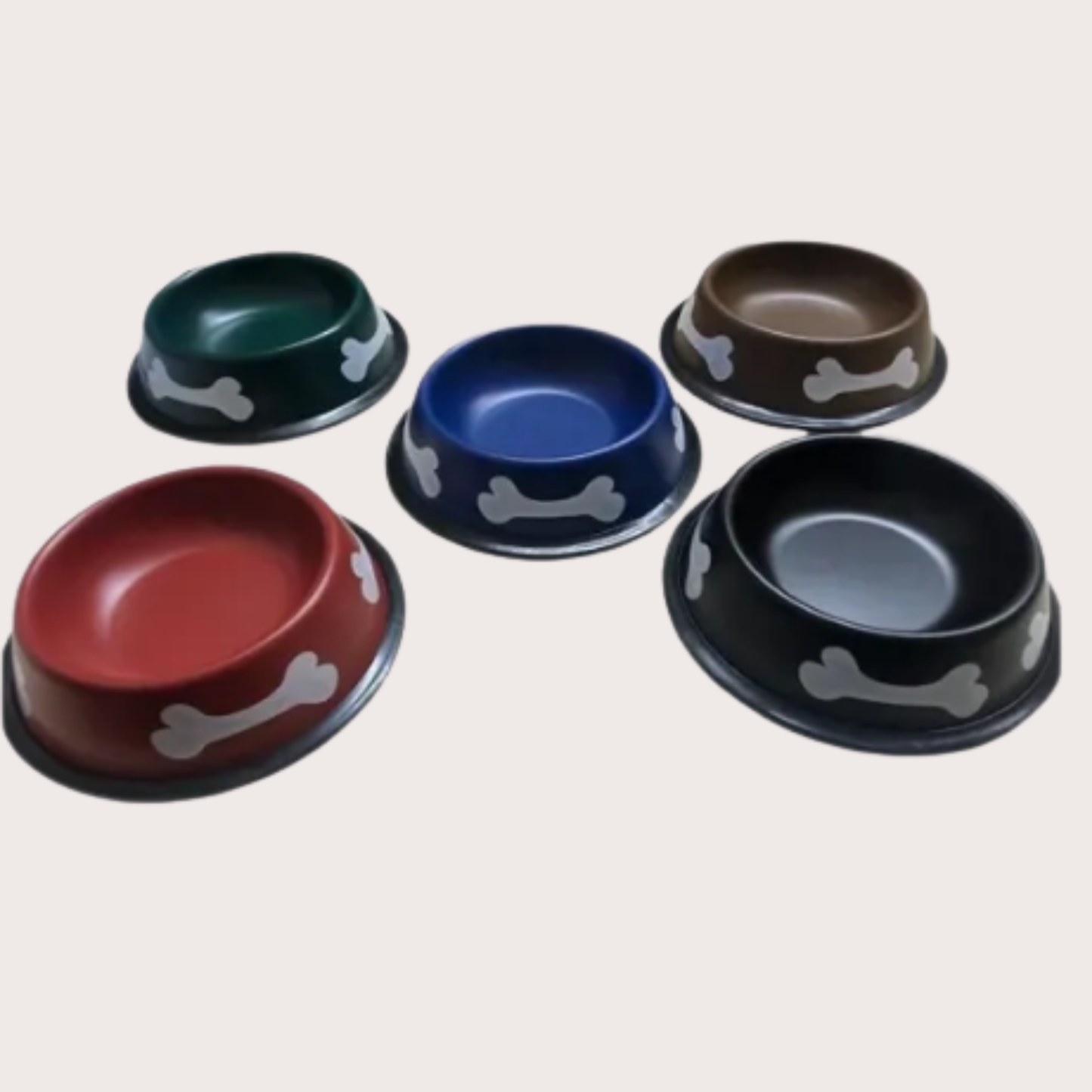 PatiKöşk™ Desenli Metal Mama Kabı (Ürün Kodu: PK 128)