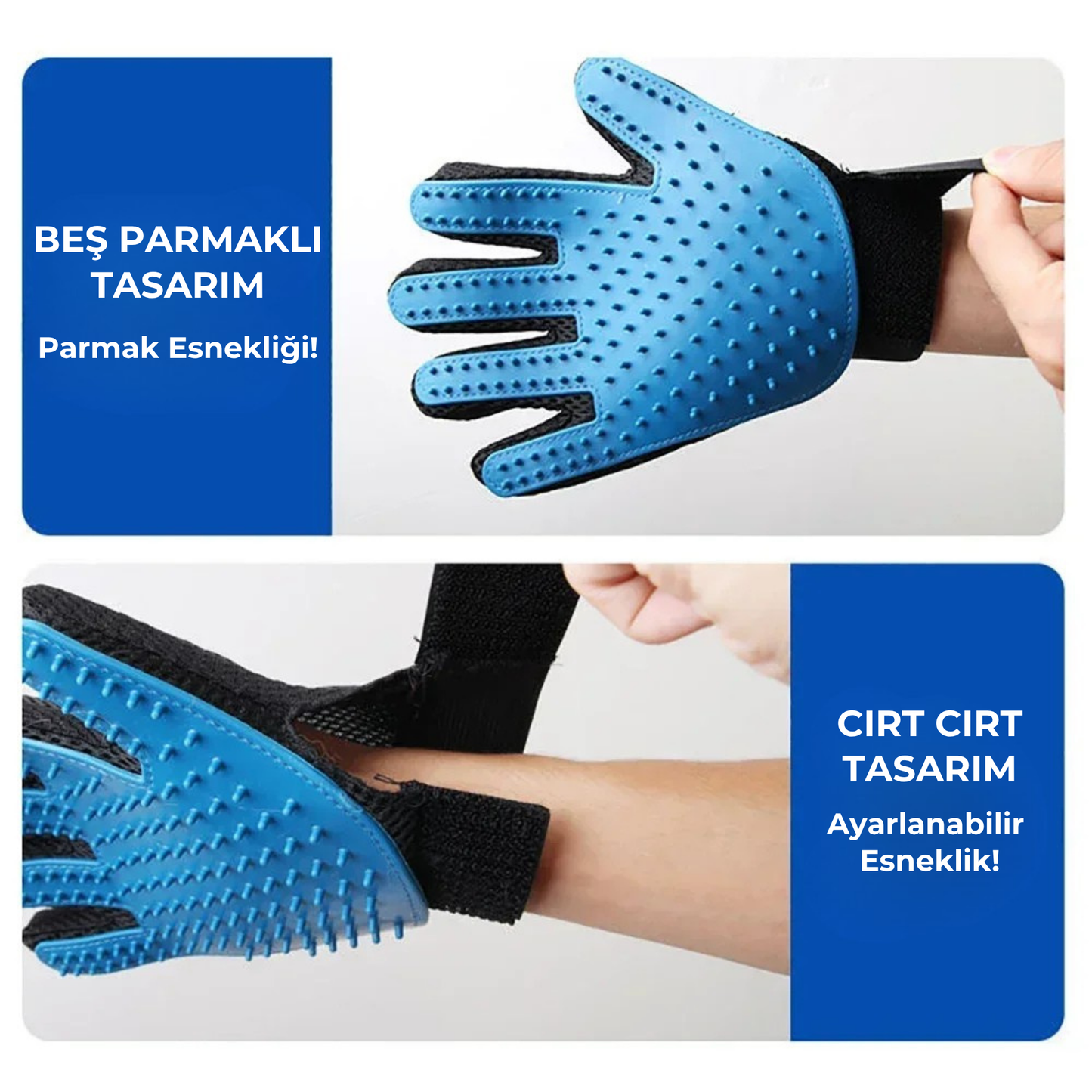 PatiKöşk™ Evcil Hayvan Tüy Toplama Eldiveni