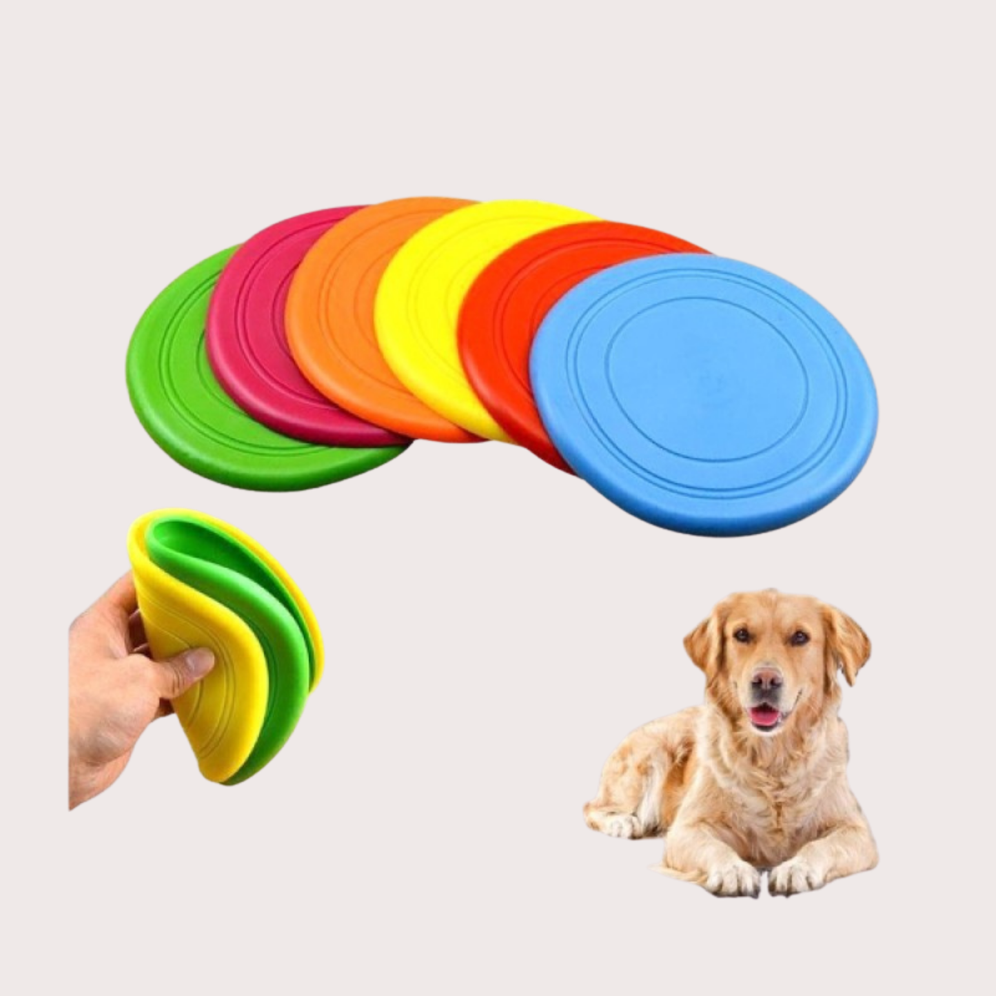 PatiKöşk™ Silikon Frizbi Köpek Oyuncağı (Ürün Kodu: PK 135)