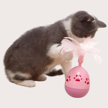 PatiKöşk™ Pati Desenli Tüylü Hacı Yatmaz Oyuncak (Ürün Kodu: PK 160)