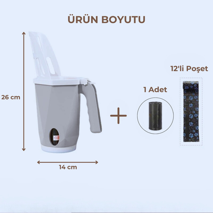 PatiKöşk™ Elekli Evcil Hayvan Kum Küreği