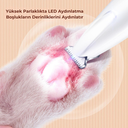 PatiKöşk™ LED Işıklı Su Geçirmez Pençe ve Tüy Düzeltici