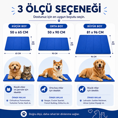 PatiKöşk™ Evcil Hayvan Soğutucu Yatak Mat (Ürün Kodu: PK 16)
