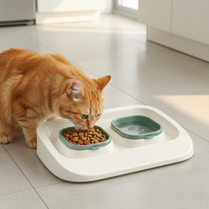 PatiKöşk™ Mikopet 2'si 1 Arada Mama Ve Su Kabı (Ürün Kodu: PK 96)