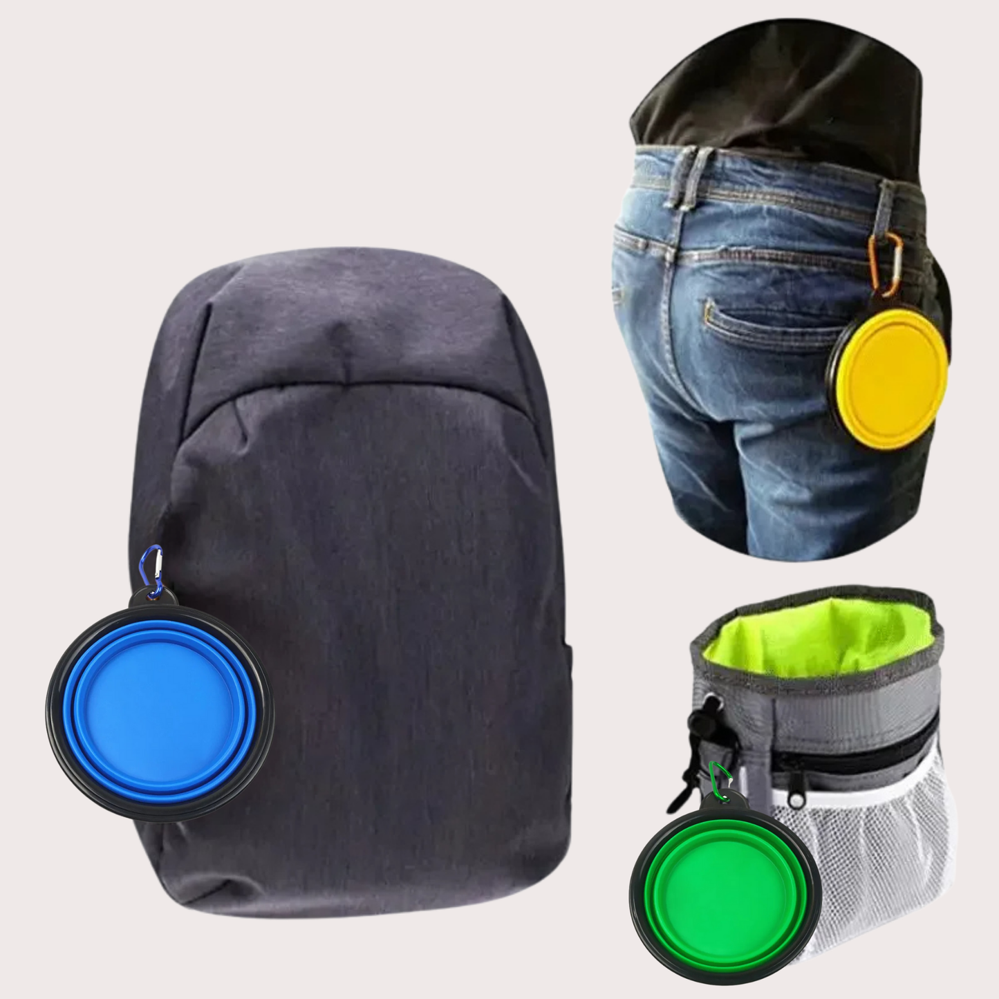 PatiKöşk™ Katlanabilir Evcil Hayvan Mama-Su Kabı (Ürün Kodu: PK 27)