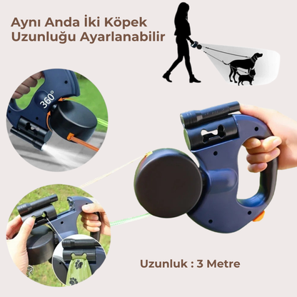 PatiKöşk™ Çok Fonksiyonlu Evcil Hayvan Tasması