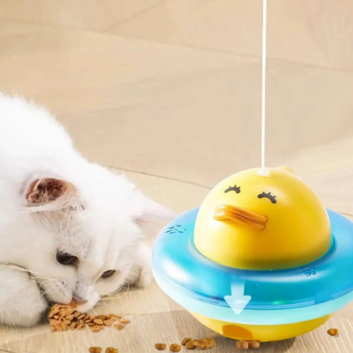 PatiKöşk™ UFO Şekilli Ördek Kedi Oyuncağı (Ürün Kodu: PK 152)