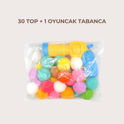PatiKöşk™ Peluş Top Atan İnteraktif Kedi Oyuncağı