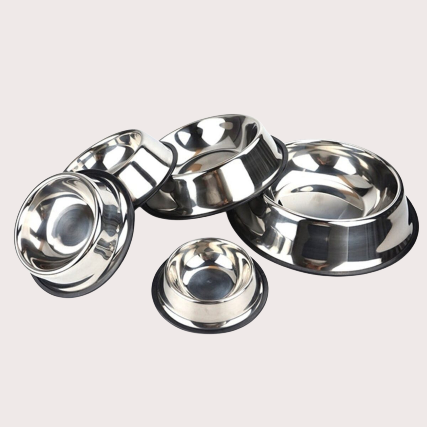 PatiKöşk™ Paslanmaz Çelik Metal Mama Kabı 34 cm (Ürün Kodu: PK 142)