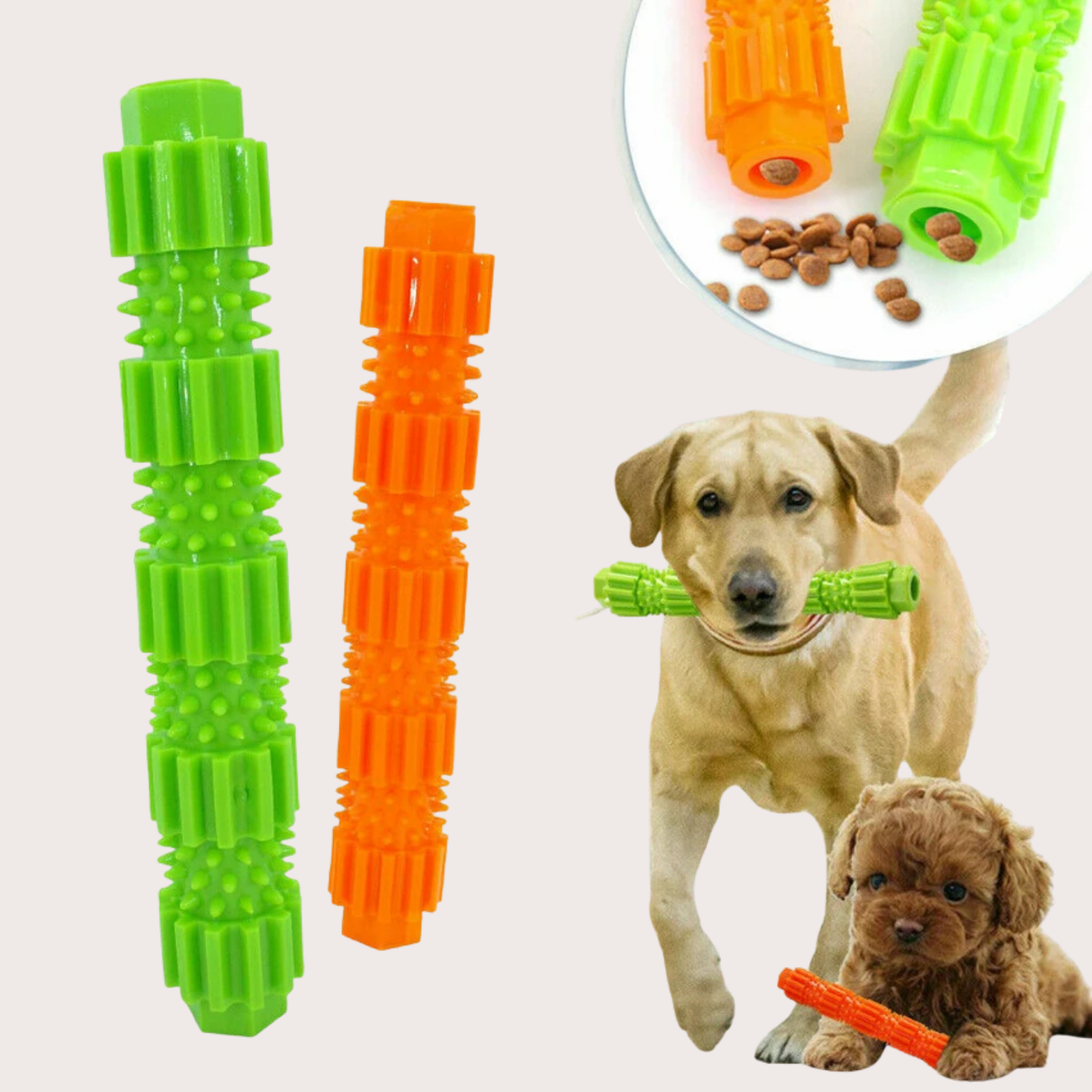 PatiKöşk™ Mama Hazneli Köpek Isırma Oyuncağı (Ürün Kodu: PK 143)