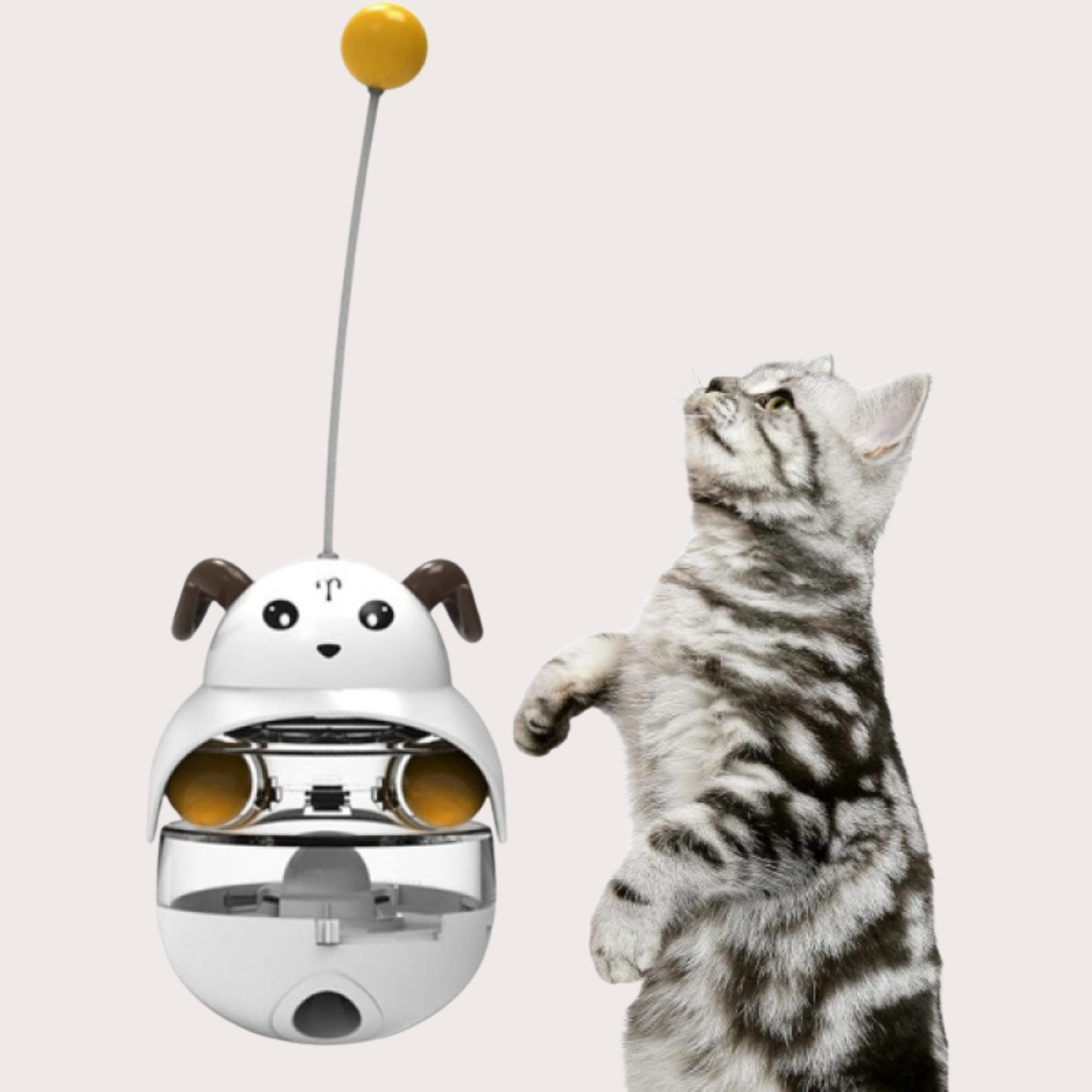 PatiKöşk™ Mama Hazneli Hacıyatmaz Oyuncağı (Ürün Kodu: PK 154)