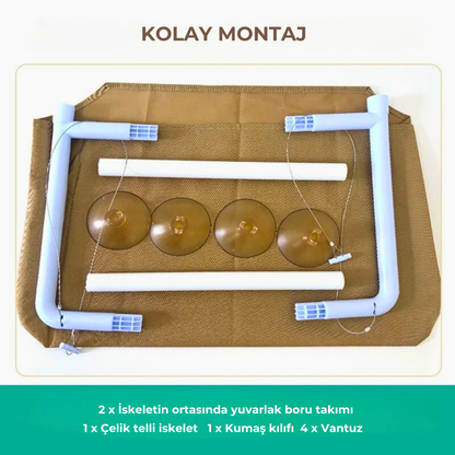 PatiKöşk™ Cama Asılan Kedi Yatağı (Ürün Kodu: PK 49)