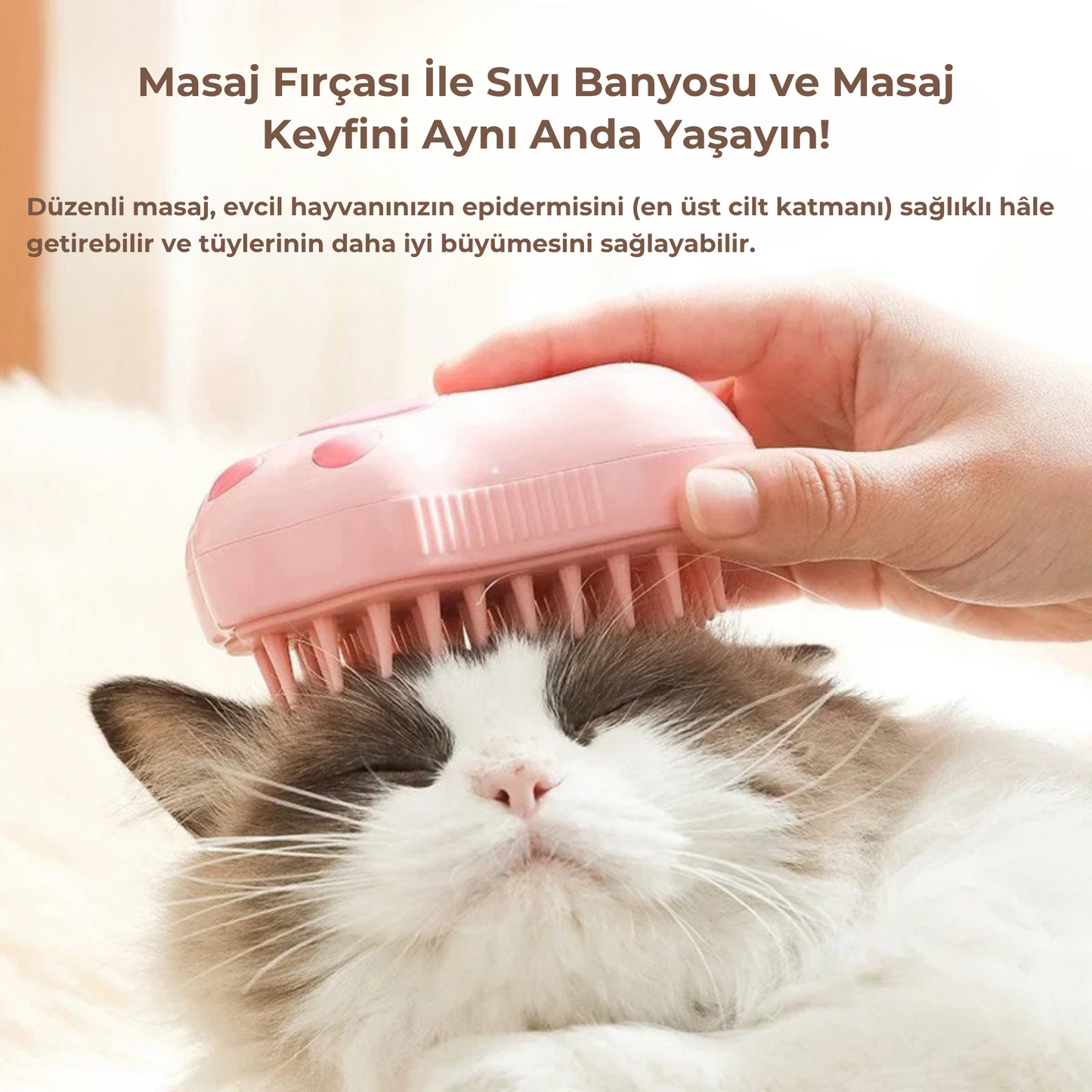 PatiKöşk™ Pati Tasarımlı Buharlı Tarak