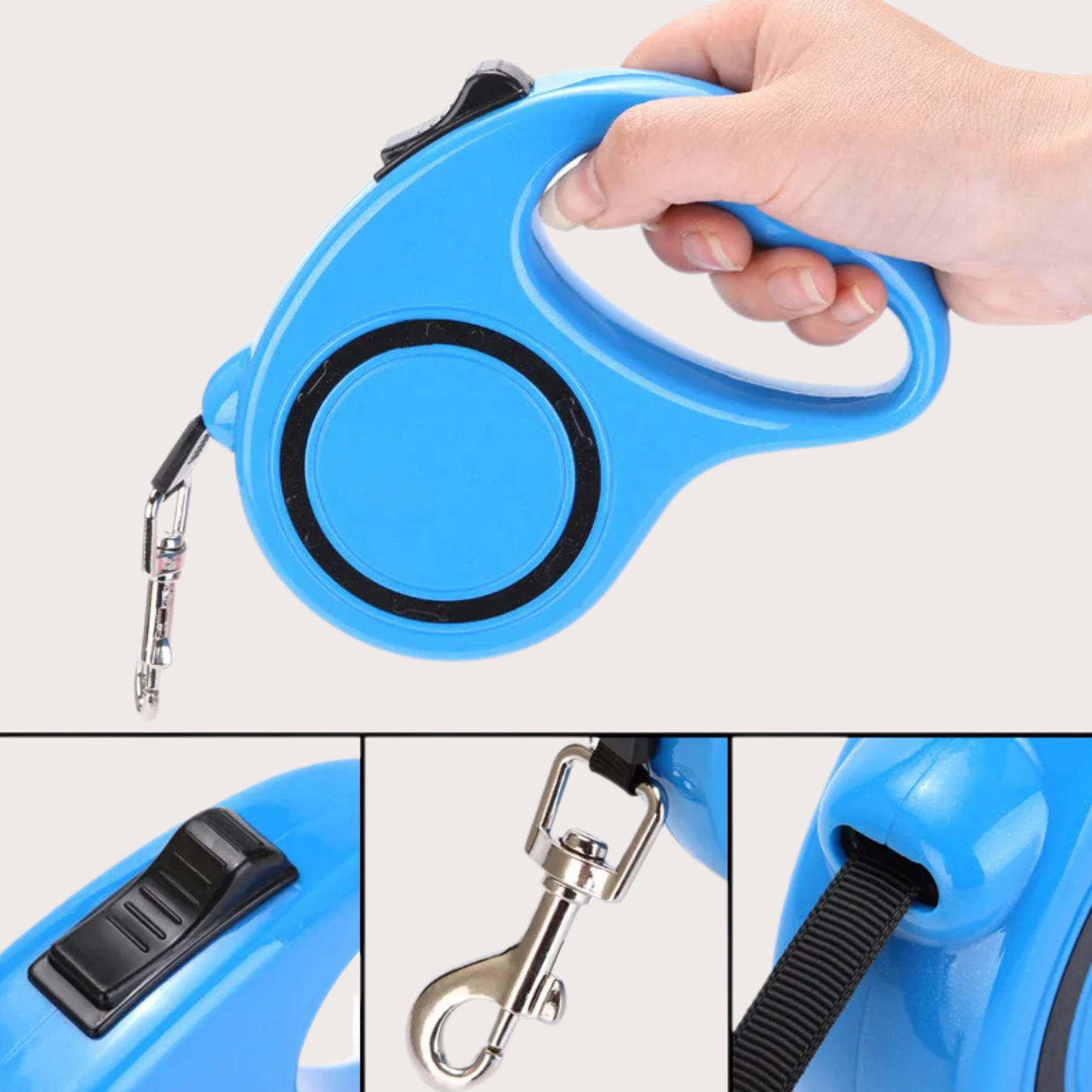 PatiKöşk™ Makaralı Otomatik Uzayan Köpek Tasması 3-5 Metre (Ürün Kodu: PK 1)