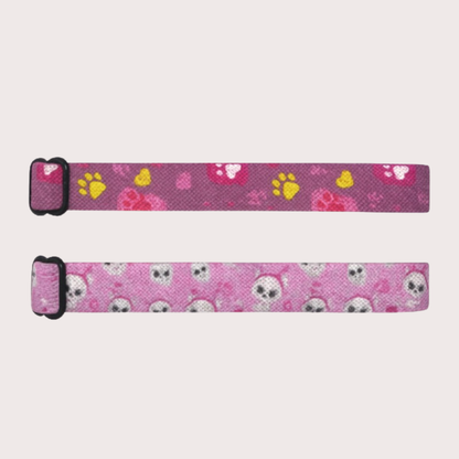 PatiKöşk™ Desenli Zilli Kedi Tasması (Ürün Kodu: PK 129)