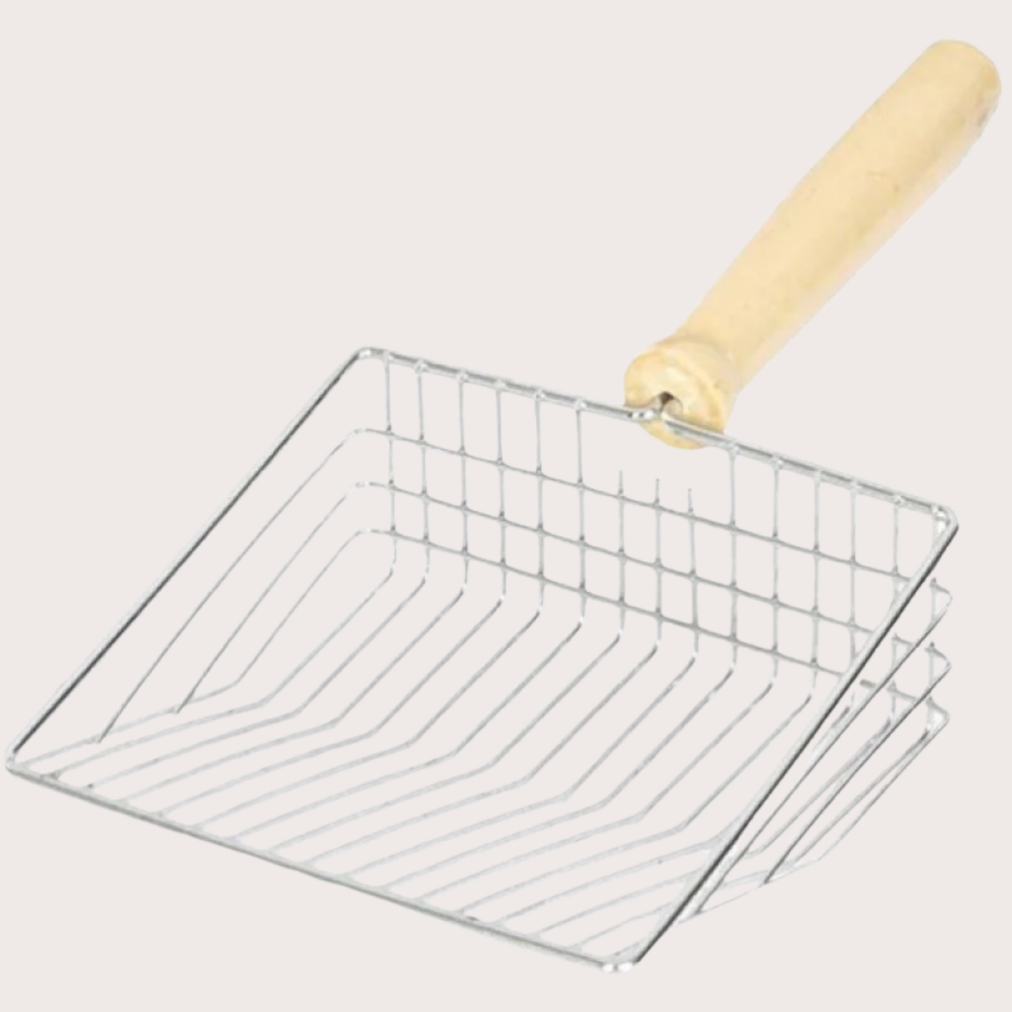 PatiKöşk™ Ahşap Saplı Metal Kum Temizleme Küreği (Ürün Kodu: PK 171)