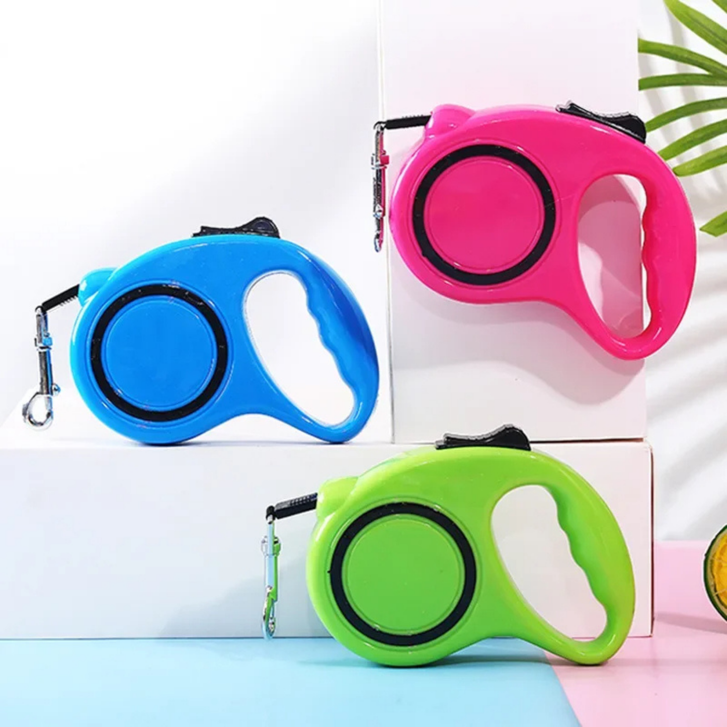 PatiKöşk™ Makaralı Otomatik Uzayan Köpek Tasması 3-5 Metre (Ürün Kodu: PK 1)