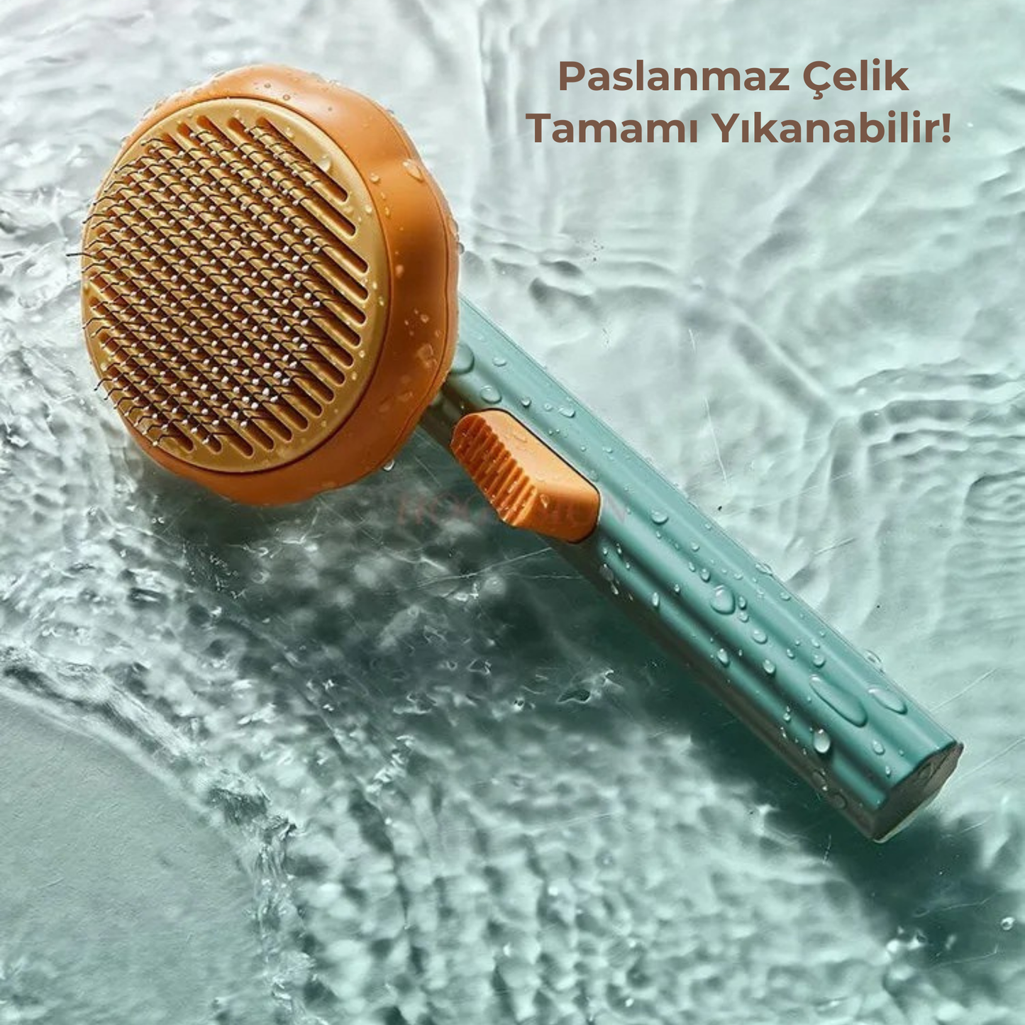 PatiKöşk™ Kabak Tasarımlı Evcil Hayvan Tarağı (Ürün Kodu: PK 183)