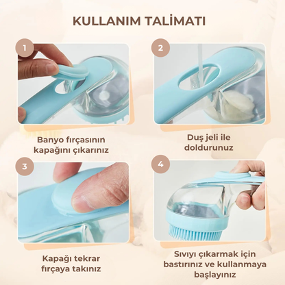 PatiKöşk™ Sıvı Hazneli Evcil Hayvan Tarağı