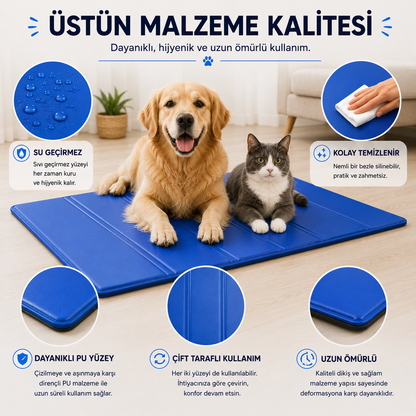 PatiKöşk™ Evcil Hayvan Soğutucu Yatak Mat (Ürün Kodu: PK 16)