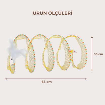 PatiKöşk™ Katlanabilir Kedi Tüneli (Ürün Kodu: PK 62)