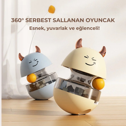 PatiKöşk™ Mama Hazneli Hacıyatmaz Oyuncağı (Ürün Kodu: PK 44)