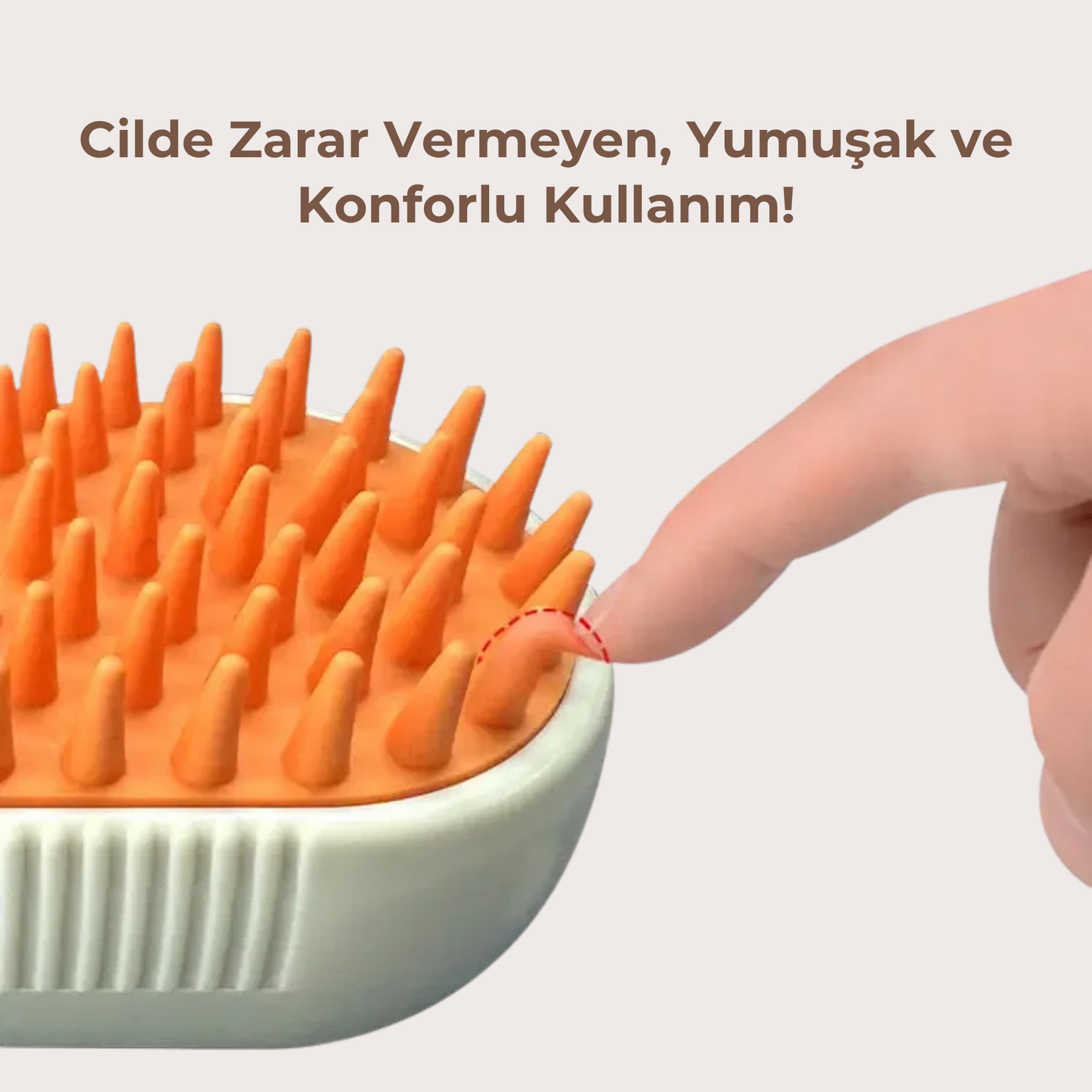 PatiKöşk™ Evcil Hayvan Buharlı Bakım Tarağı