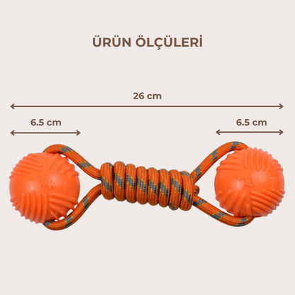 PatiKöşk™ Köpekler İçin Dayanıklı Kauçuk Toplu Oyuncak (Ürün Kodu: PK 80)