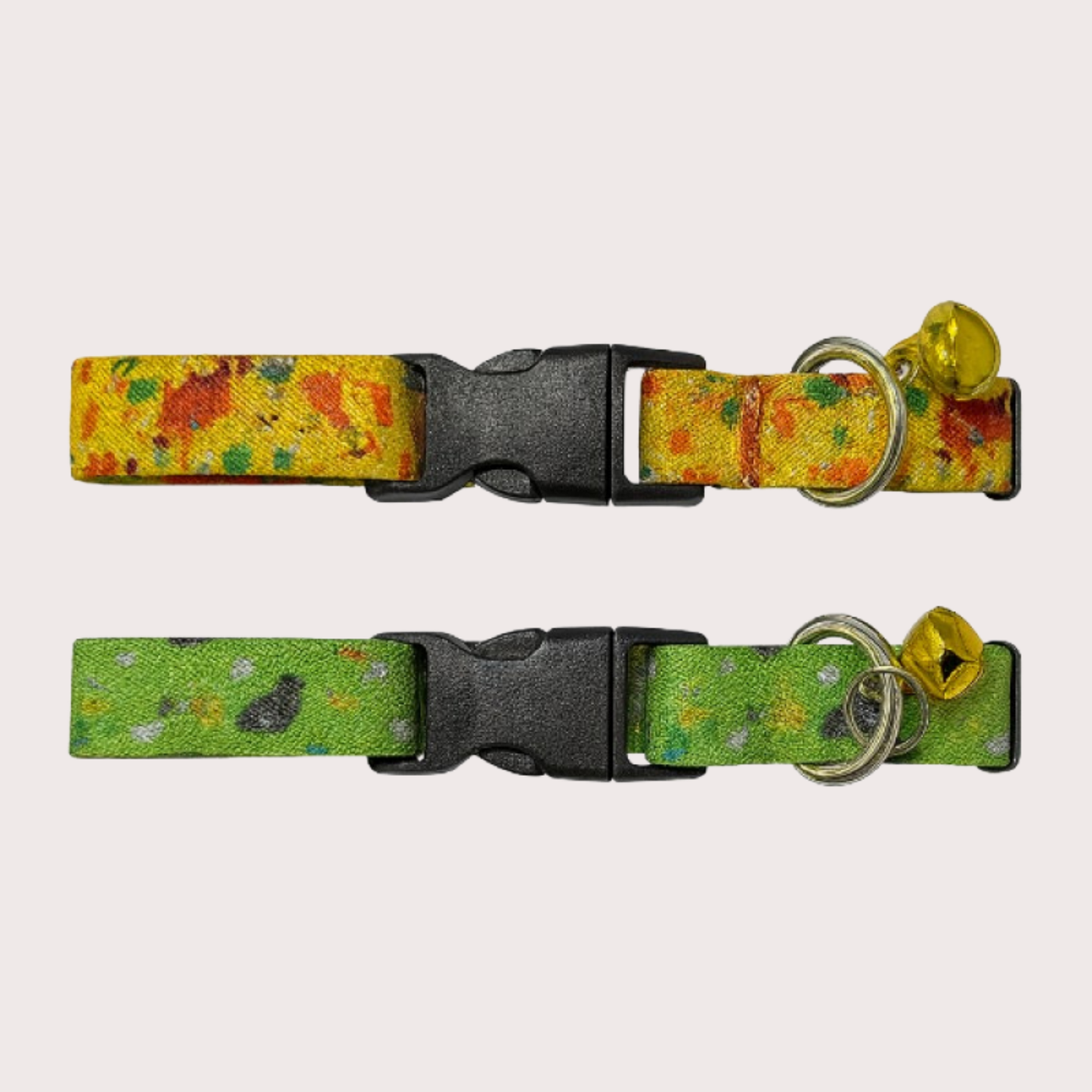 PatiKöşk™ Desenli Zilli Kedi Tasması (Ürün Kodu: PK 129)