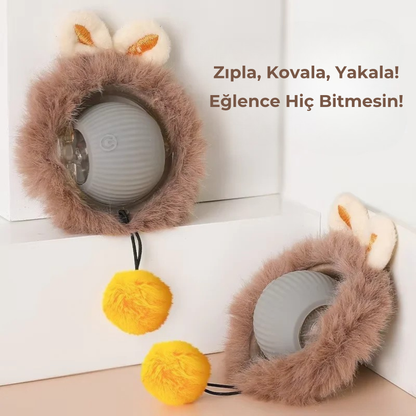 PatiKöşk™ Peluş Otomatik Hareketli ve Şarjlı Kedi Oyuncağı