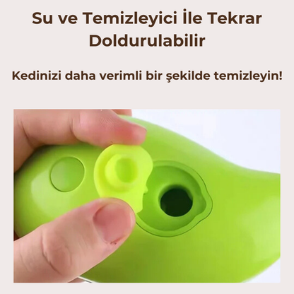PatiKöşk™ 3'ü 1 Arada Buharlı Evcil Hayvan Bakım Fırçası (Tüy Alma, Temizleme ve Masaj Fonksiyonu)