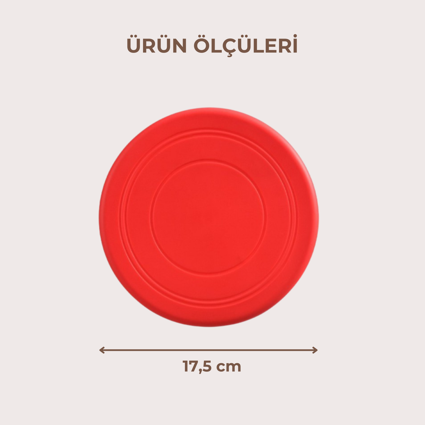 PatiKöşk™ Silikon Frizbi Köpek Oyuncağı (Ürün Kodu: PK 135)