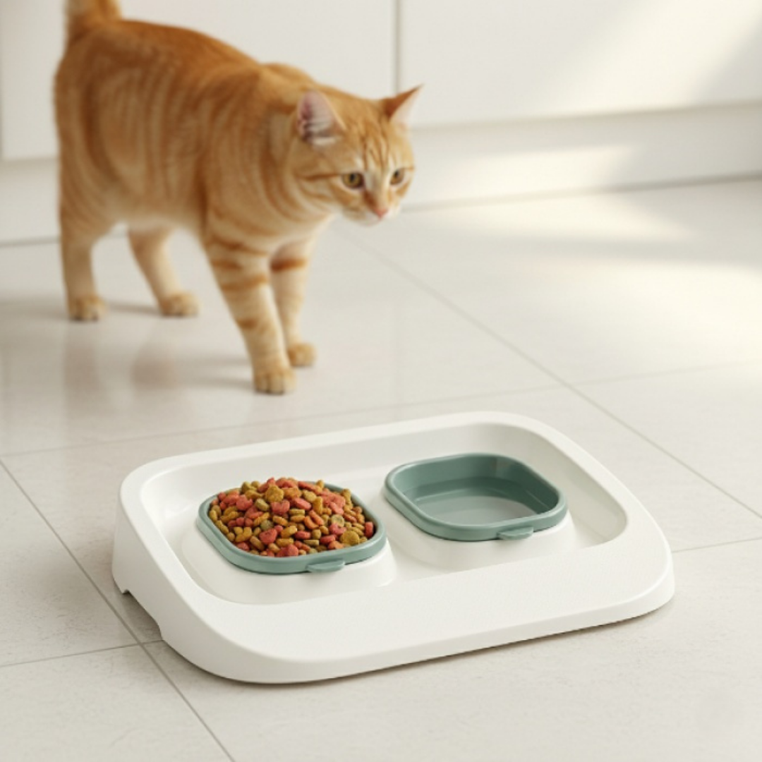 PatiKöşk™ Mikopet 2'si 1 Arada Mama Ve Su Kabı (Ürün Kodu: PK 96)