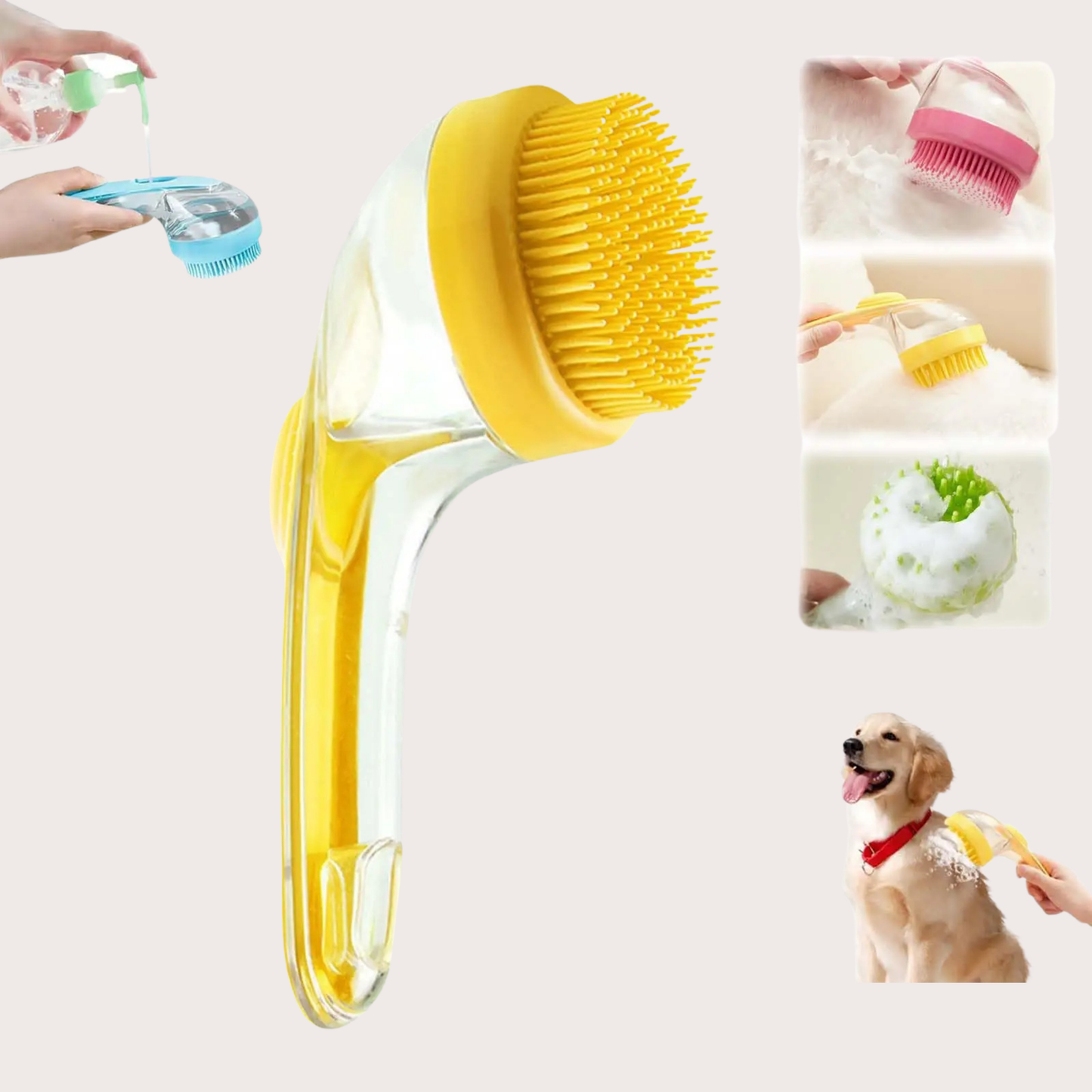 PatiKöşk™ Sıvı Hazneli Evcil Hayvan Tarağı