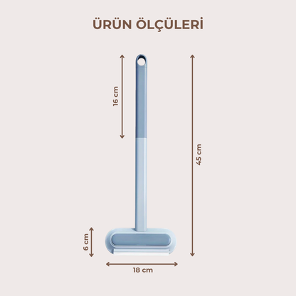 PatiKöşk™ Uzun Saplı Evcil Hayvan Tüy Temizleme Fırçası (Ürün Kodu: PK 39)