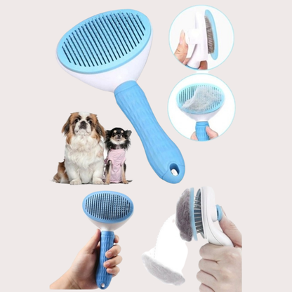 PatiKöşk™ Otomatik Temizlenen Yuvarlak Evcil Hayvan Tarağı (Ürün Kodu: PK 25)