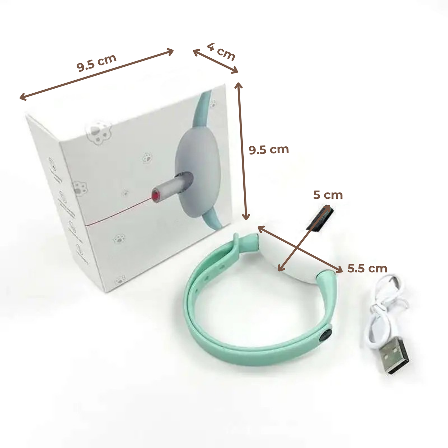 PatiKöşk™ Otomatik Lazerli Oyun Tasması (Ürün Kodu: PK 43)