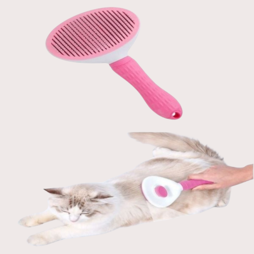 PatiKöşk™ Otomatik Temizlenen Yuvarlak Evcil Hayvan Tarağı (Ürün Kodu: PK 25)